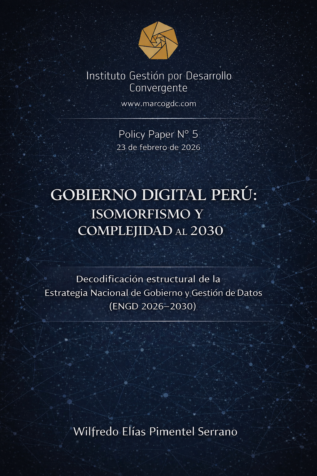 Gobierno Digital Perú. Estrategia Nacional de Datos